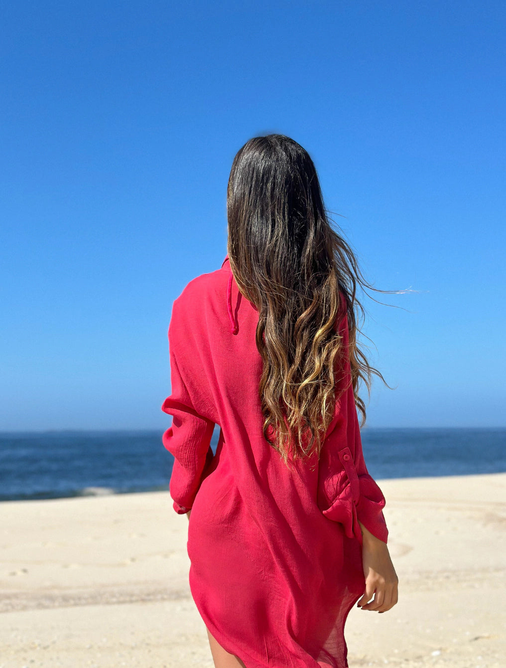 Camisa de Praia Soraya | Marsala