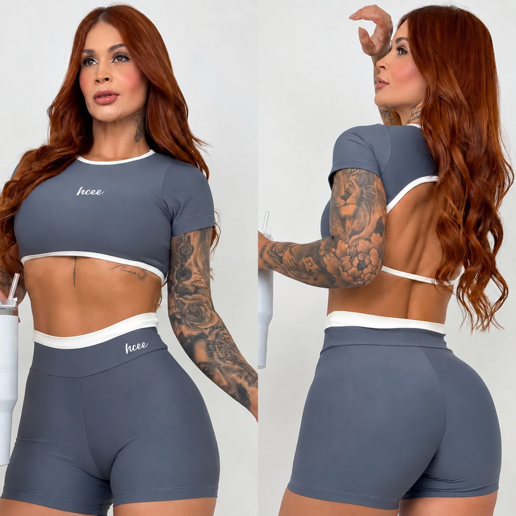 Set EVA Bicolor Shorts