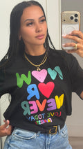 T-Shirt Feminina Oversized - Now or Never
