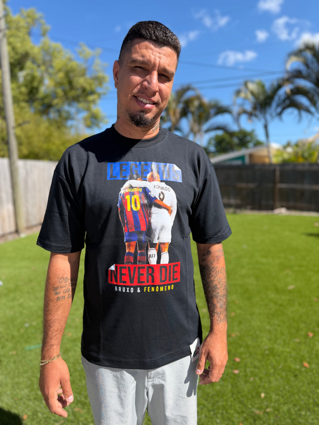 T-Shirt Masculina - R9 R10 LEGENDS