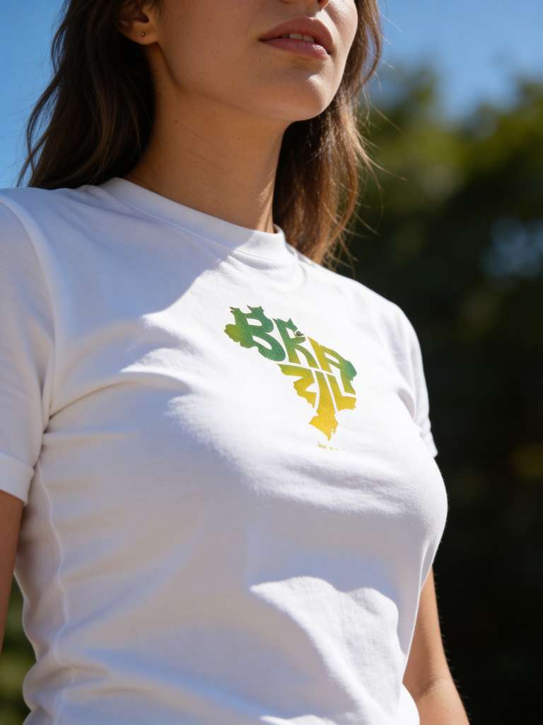 T-Shirt Feminina - Brazil