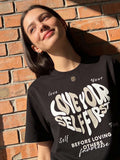 T-Shirt Feminina Oversized - Love Yourself