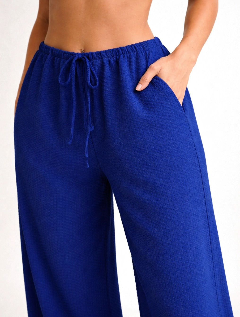 Calça de Praia Zara | Azul