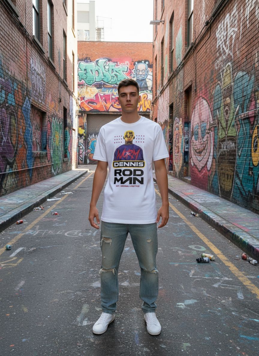 T-Shirt Masculina - Dennis Rodman