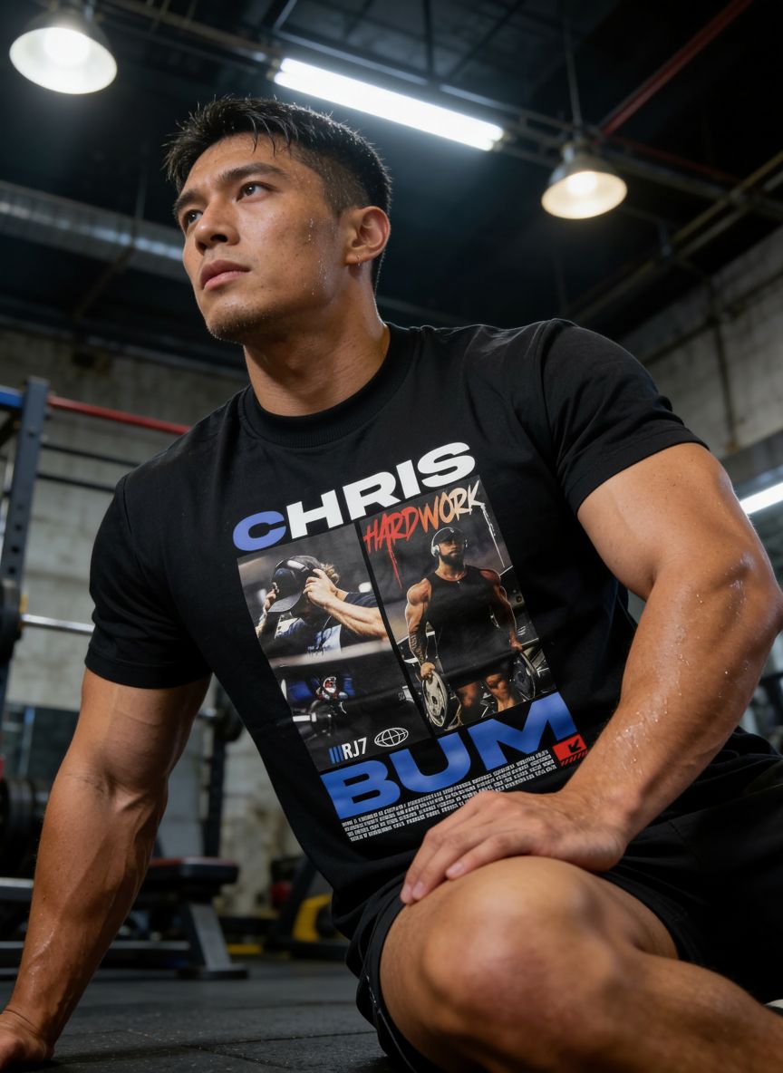 T-Shirt Masculina - Chris Bum