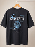 T-Shirt Feminina Oversized - La dolce vida