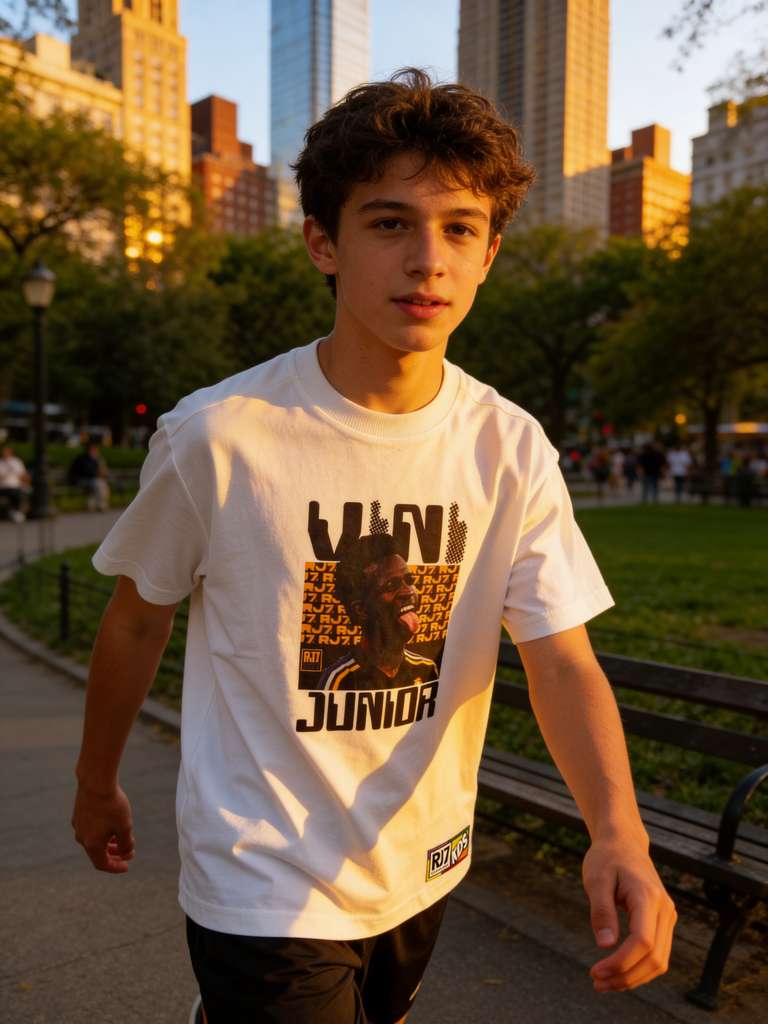 T-Shirt Masculina Infantil - VINI JUNIOR