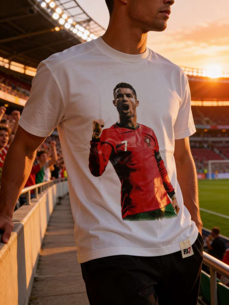 T-Shirt Masculina - Cristiano Ronaldo