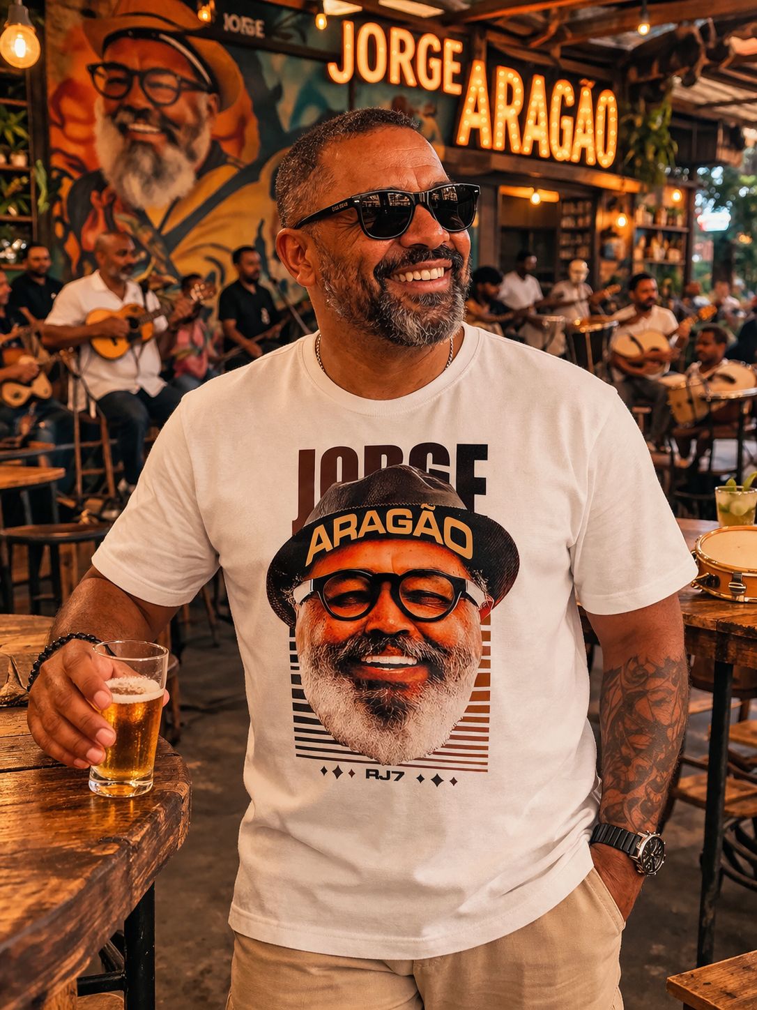 T-Shirt Masculina - JORGE ARAGAO