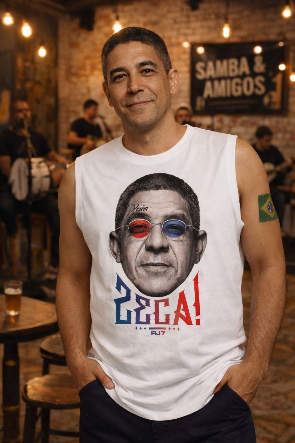 T-Shirt Masculina - ZECA PAGODINHO